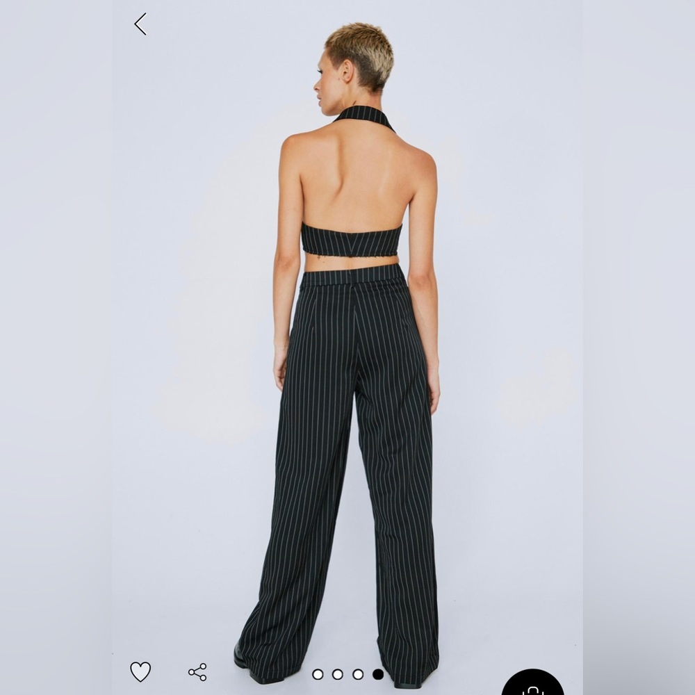 Pinstriped high waisted Nasty Gal pants  sz 2